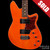 Reverend Descent H90 Baritone Rock Orange Reverend Descent H90 Baritone Rock Orange