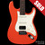 Suhr Classic Antique Roasted Recovered Sinker Maple #19 Fiesta Red