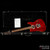 Tom Anderson Hollow Cobra Shorty Cajun Red Quilt Tom Anderson Hollow Cobra Shorty Cajun Red Quilt