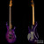 Ernie Ball Music Man Luke III BFR Boysenberry Flame Top