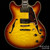 D'Angelico Excel DC XT - Iced Tea Burst Quilt