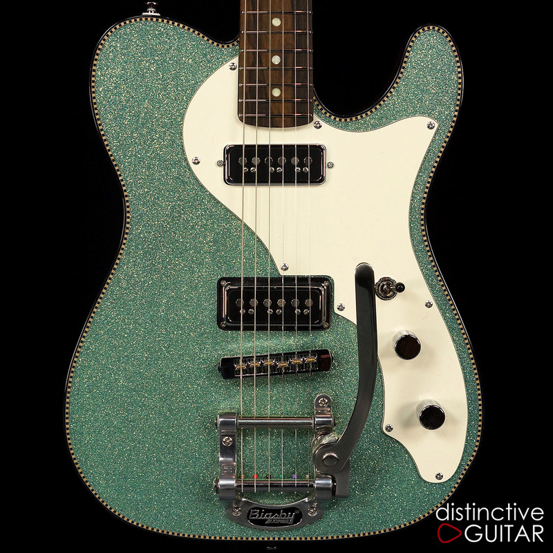 Red Rocket Custom Atomic Telecaster Blue Sea Glass Sparkle