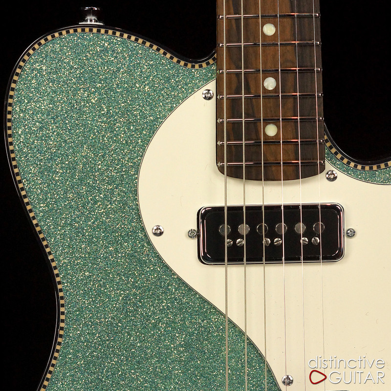 Red Rocket Custom Atomic Telecaster Blue Sea Glass Sparkle