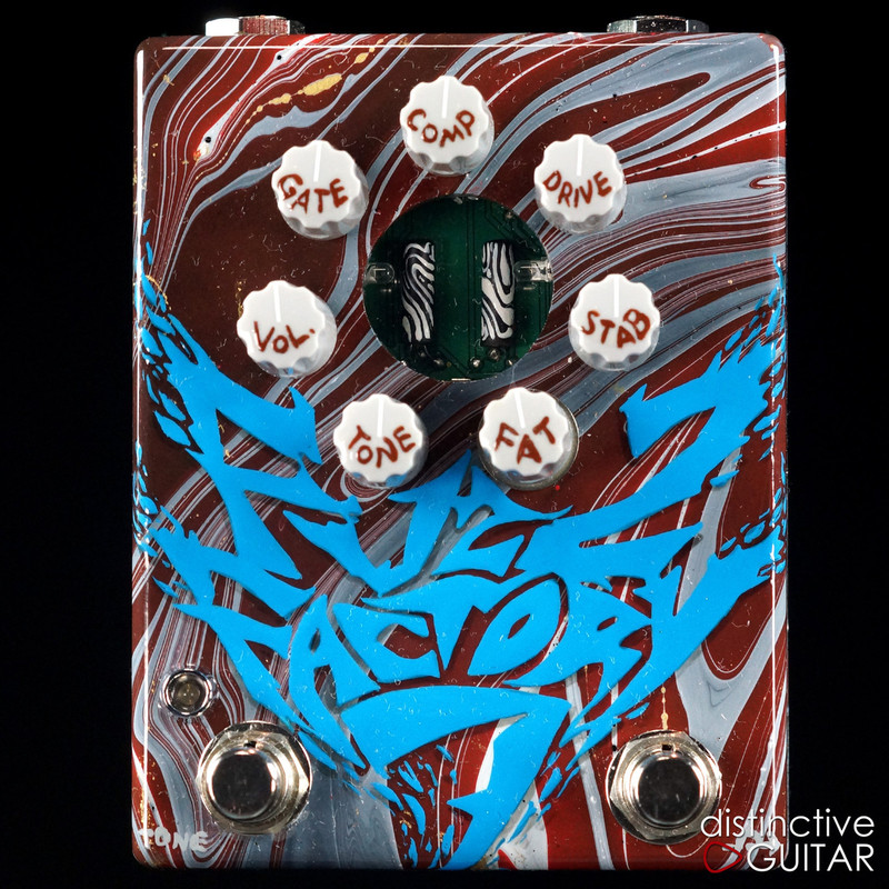 Zvex Fuzz Factory 7 Hand Painted Swirl B186