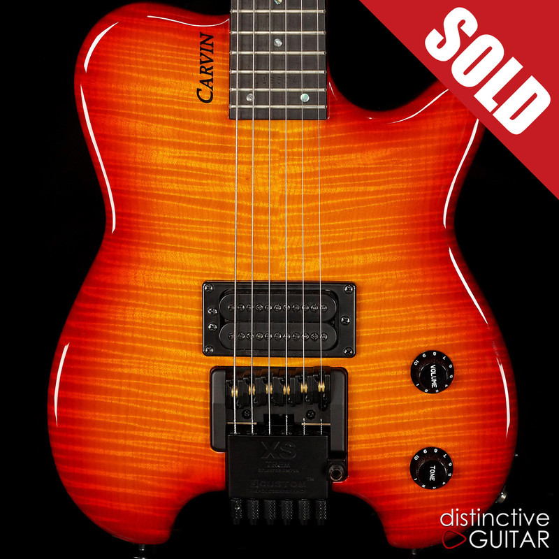 Carvin HH1 Allan Holdsworth Signature Cherry Burst Flame Top