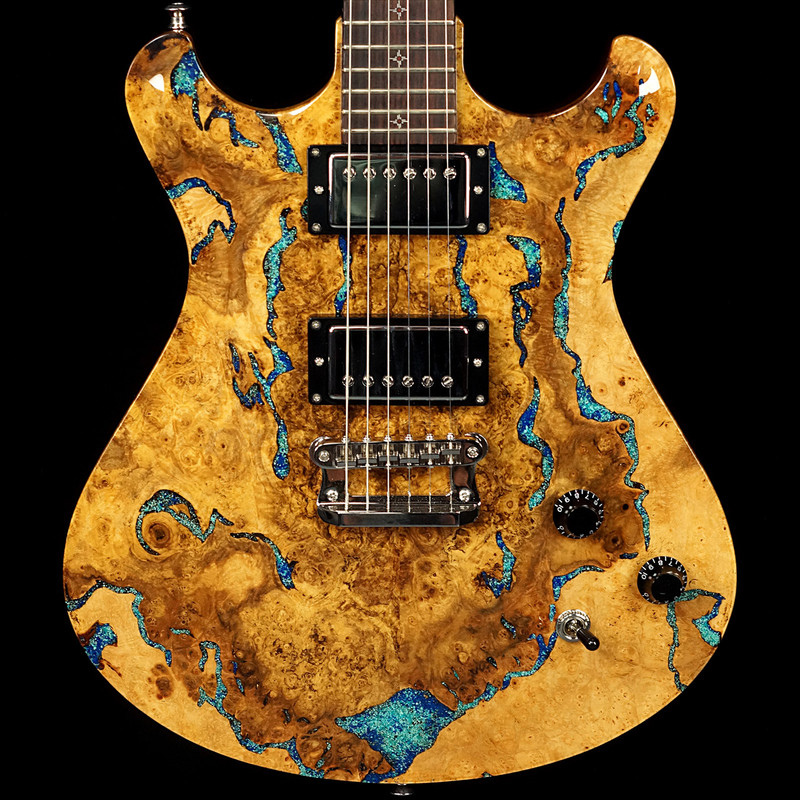 Knaggs Keya Tier 2 Doublecut Spalted Maple Lapis Stone