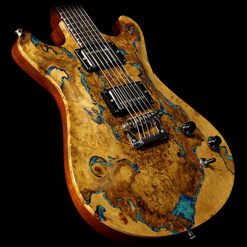 Knaggs Keya Tier 2 Doublecut Spalted Maple Lapis Stone