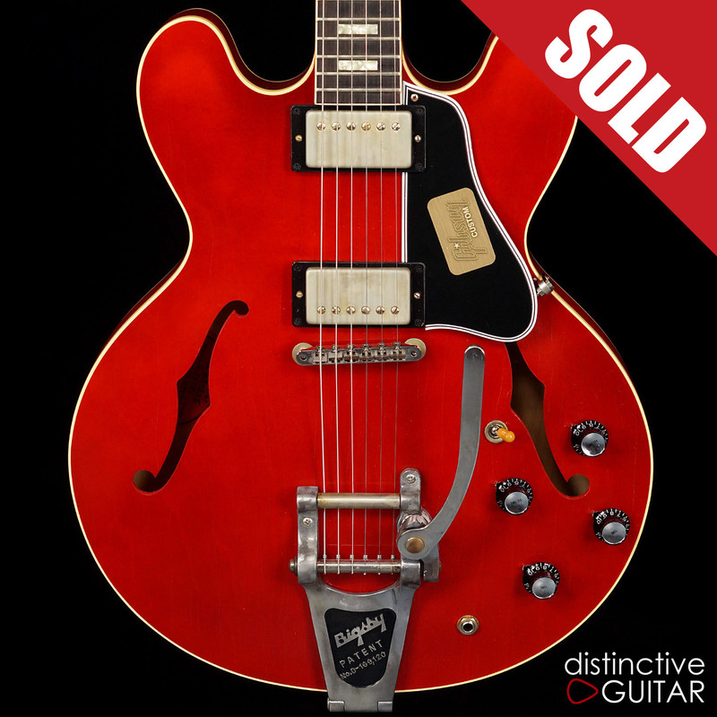 Gibson Custom Shop '63 ES-335 Chicago Music Exchange Exclusive Faded Cherry Light Relic