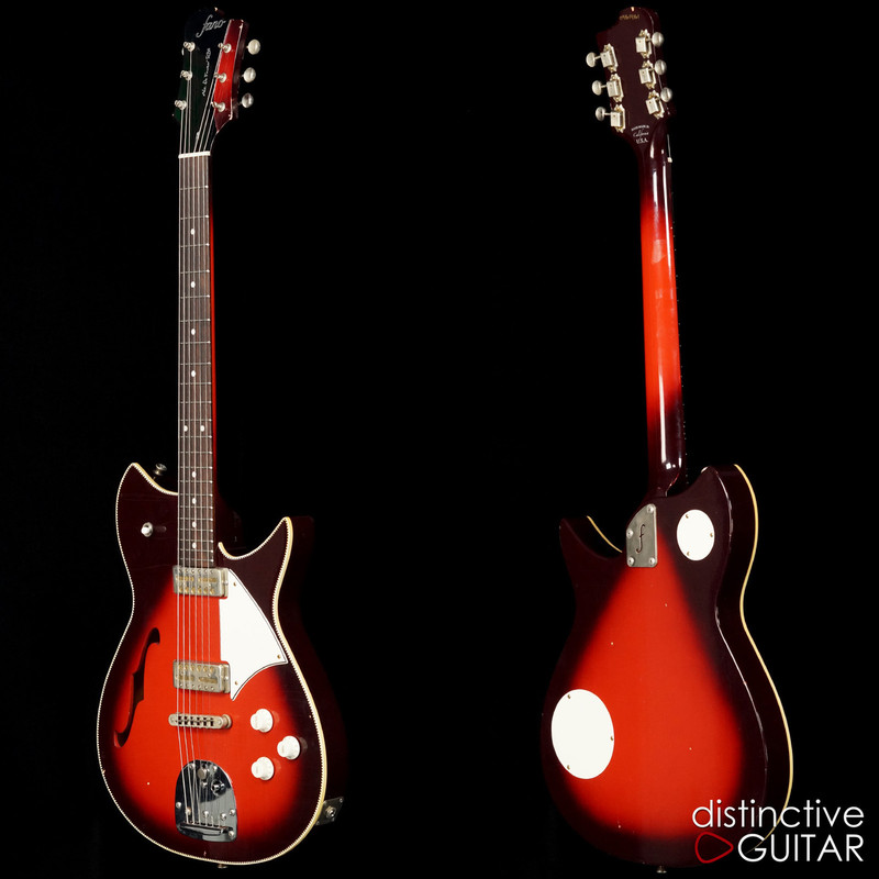Fano Alt de Facto RB6 Thinline Red Burst Light Relic