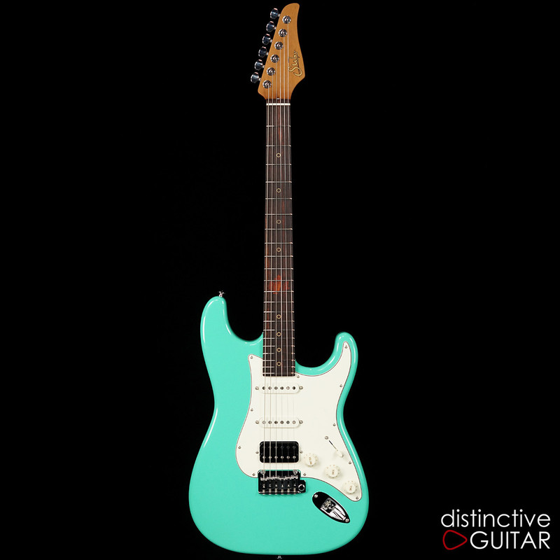 Suhr Classic Antique Roasted Recovered Sinker Maple #17 Seafoam