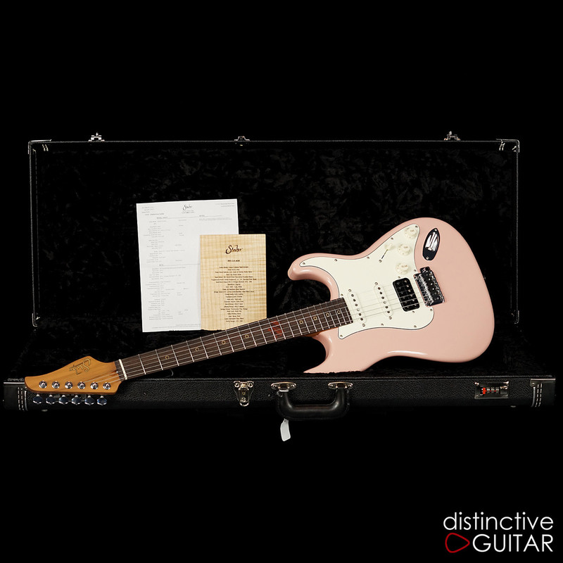 Suhr Classic Antique Roasted Recovered Sinker Maple #20 Shell Pink