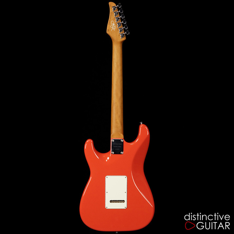 Suhr Classic Antique Roasted Recovered Sinker Maple #19 Fiesta Red