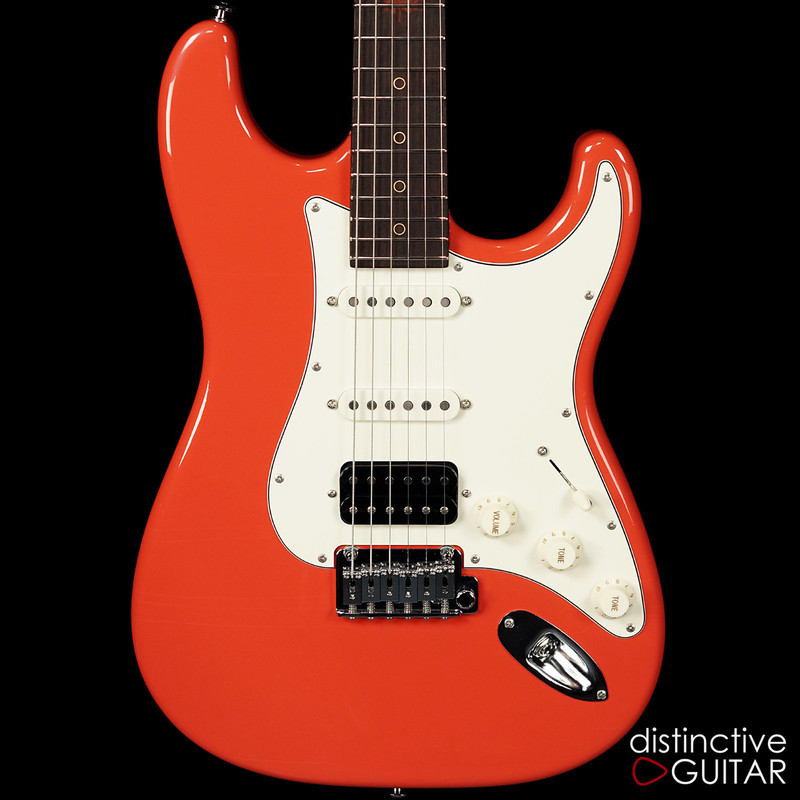 Suhr Classic Antique Roasted Recovered Sinker Maple #19 Fiesta Red