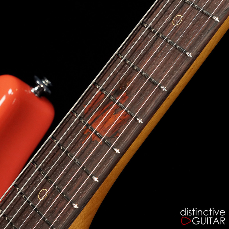 Suhr Classic Antique Roasted Recovered Sinker Maple #19 Fiesta Red