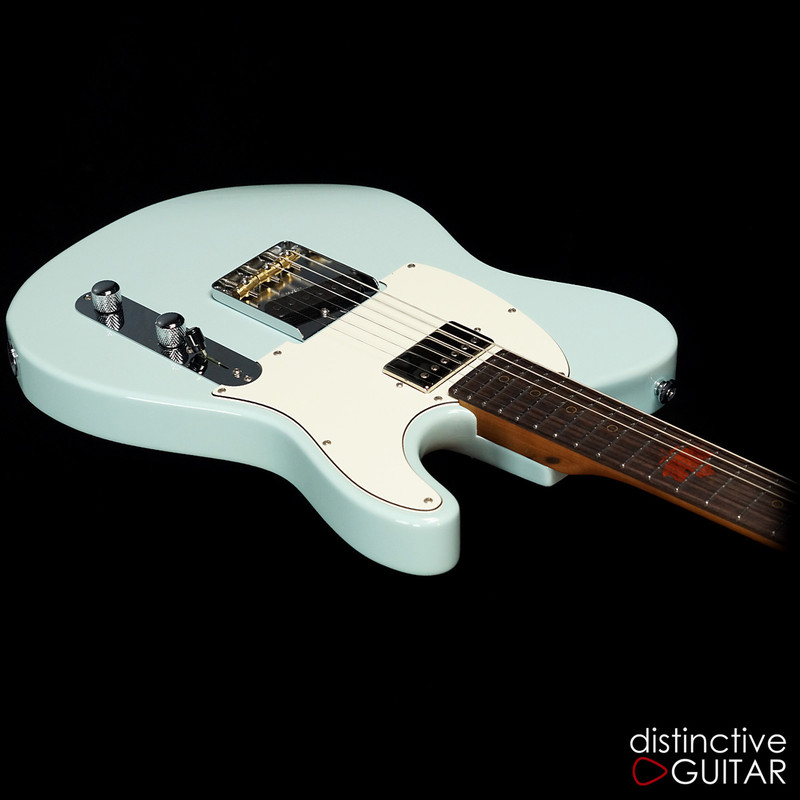 Suhr Classic T Antique Roasted Recovered Sinker Maple #15 Sonic Blue