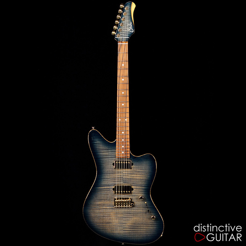 Suhr Custom Classic JM NAMM JS1U4H Faded Trans Whale Blue Burst