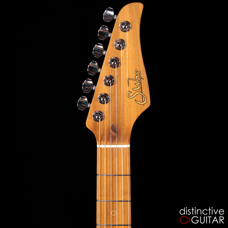 Suhr Classic T Antique Roasted Recovered Sinker Maple #7 Seafoam Green