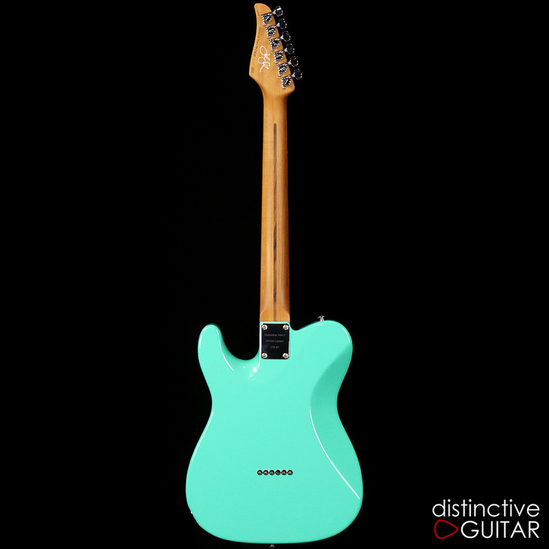 Suhr Classic T Antique Roasted Recovered Sinker Maple #7 Seafoam Green