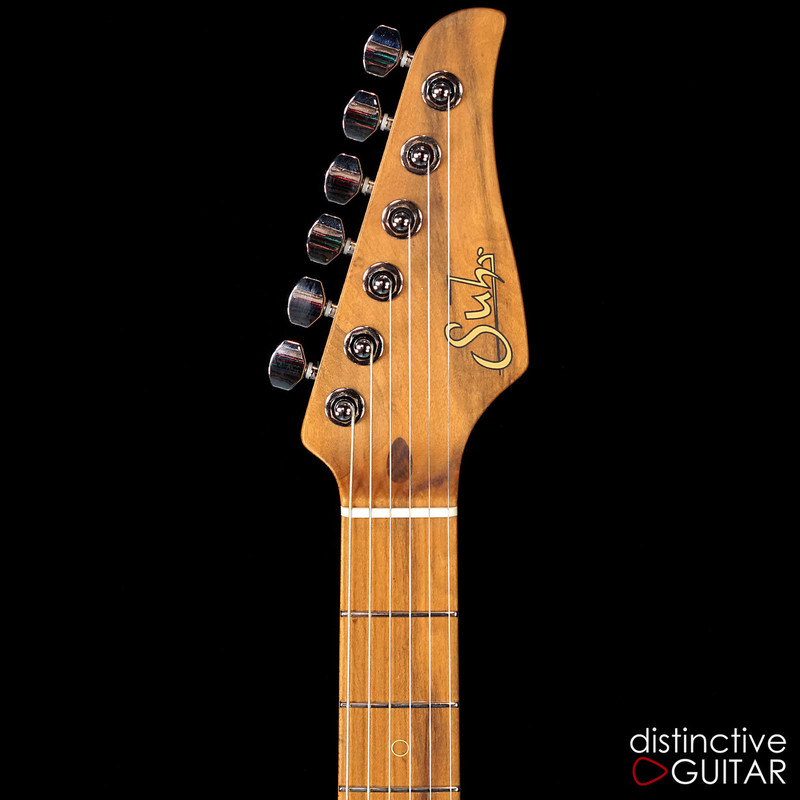 Suhr Classic Antique Roasted Recovered Sinker Maple #8 Surf Green