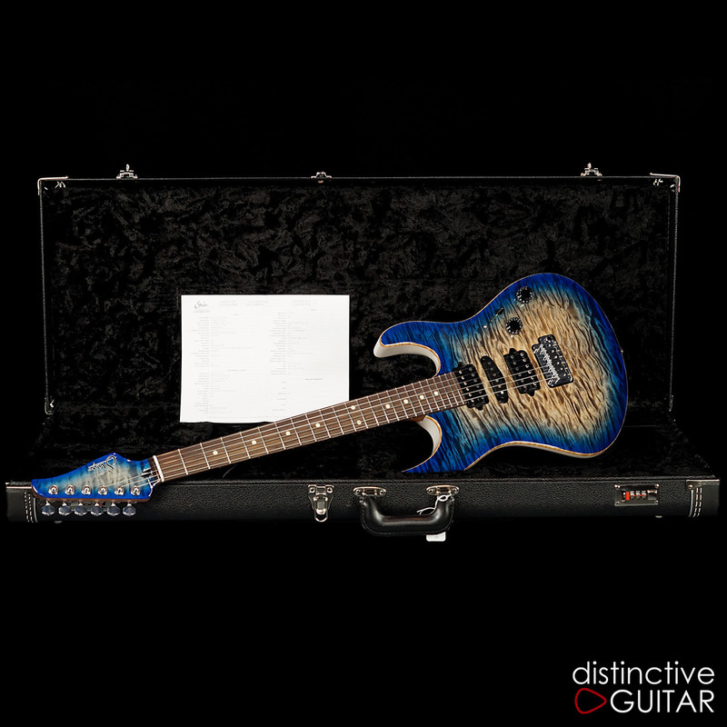Suhr Custom Modern Hand Selected NAMM Top Oceanside Burst JS9U3E