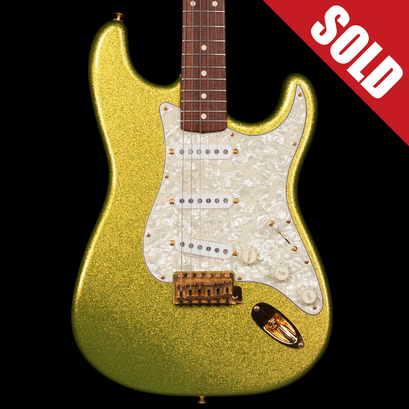 1996 Fender Custom Shop Stratocaster Chartreuse Sparkle