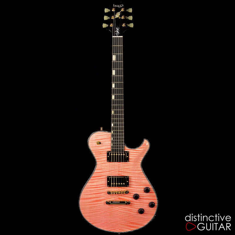 Knaggs Kenai SSC Steve Stevens Signature Pink Flame / Black Binding