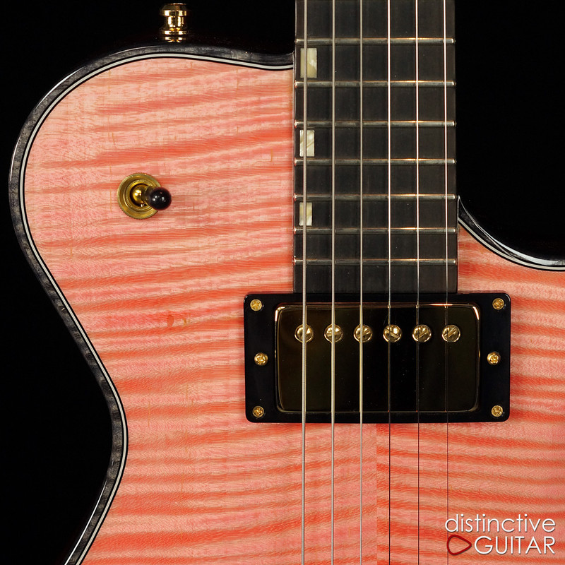 Knaggs Kenai SSC Steve Stevens Signature Pink Flame / Black Binding