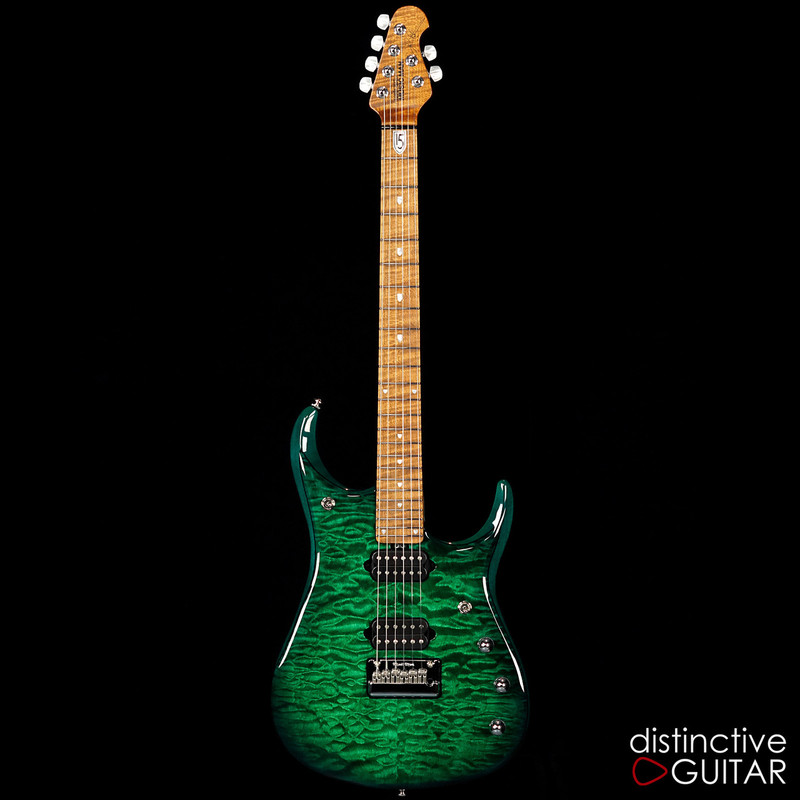 Ernie Ball Music Man JP15 John Petrucci Signature Teal Burst Quilt