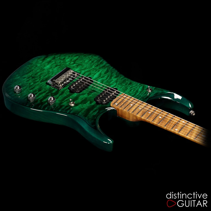 Ernie Ball Music Man JP15 John Petrucci Signature Teal Burst Quilt