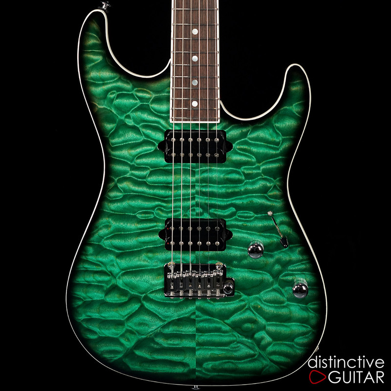 Suhr Custom Standard Select NAMM Trans Green Quilt JS3K9A