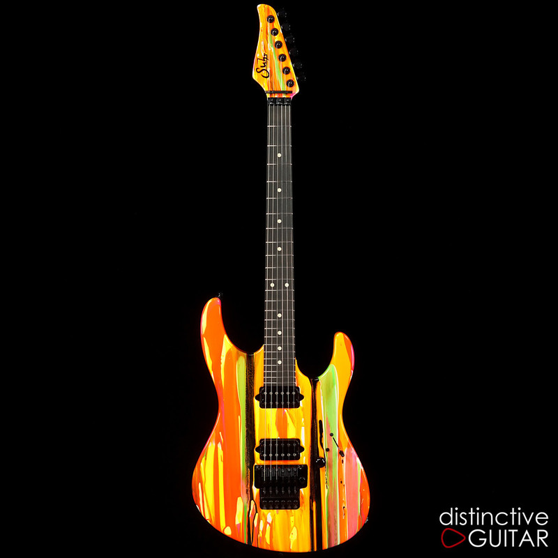 suhr modern custom order！！ Suhr Modern 80s Shred Neon Drip Limited Run JST4A8L