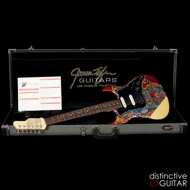 ギター James Tyler Studio Elite 25 Anniversary James Tyler Guitars Studio Elite Burning Water