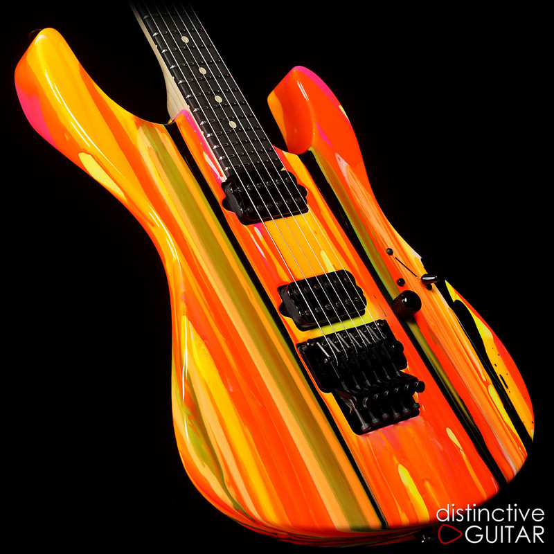 Suhr Modern 80s Shred Neon Drip Limited Run JST4N1V