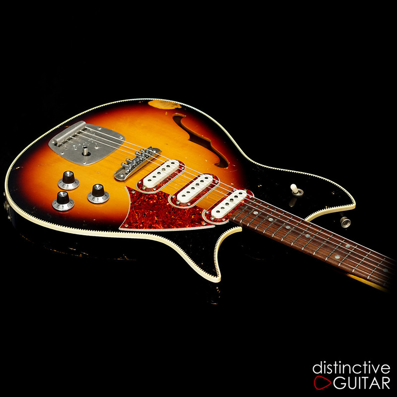 Rare Fano Alt de Facto RB6 Thinline Sunburst-Dennis Fano Built