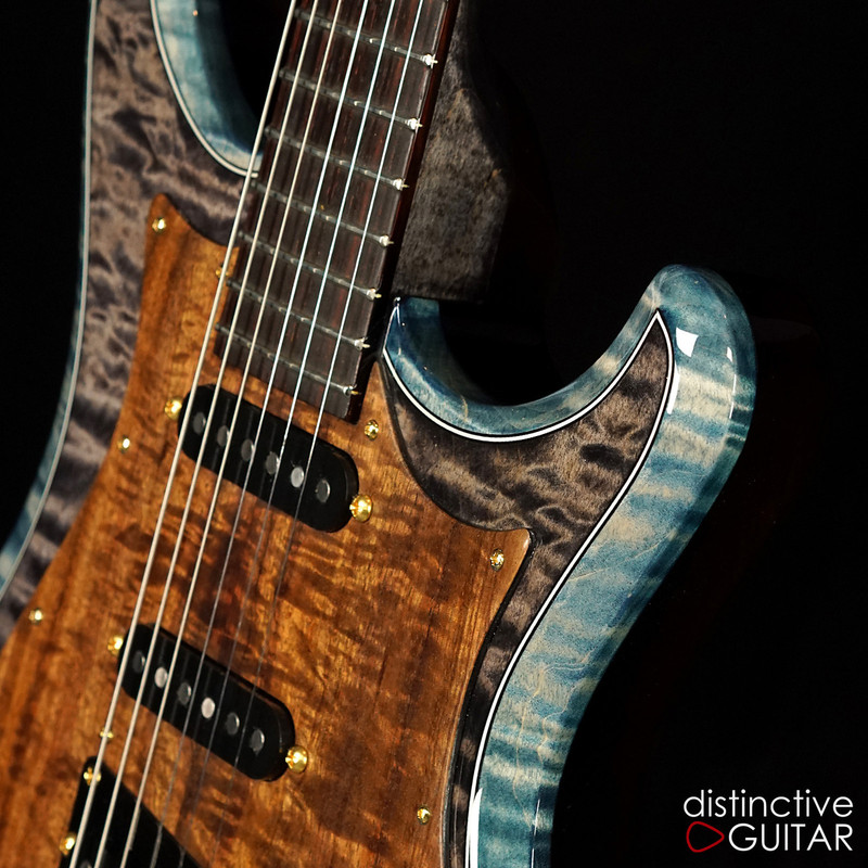 【最終値下げ】Knaggs Guitars Severn HSS Knaggs Guitars Chesapeake Severn Trem HSS Semi-Hollow Ocean