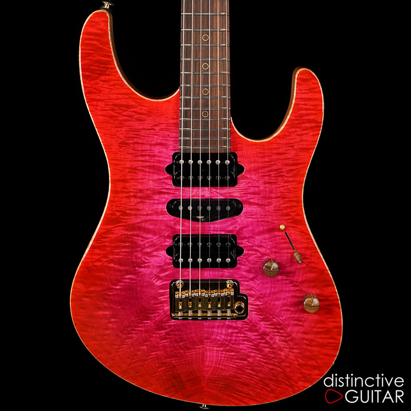 Suhr Modern Custom Trans Magenta Burst Angel Quilt JS2Y2R