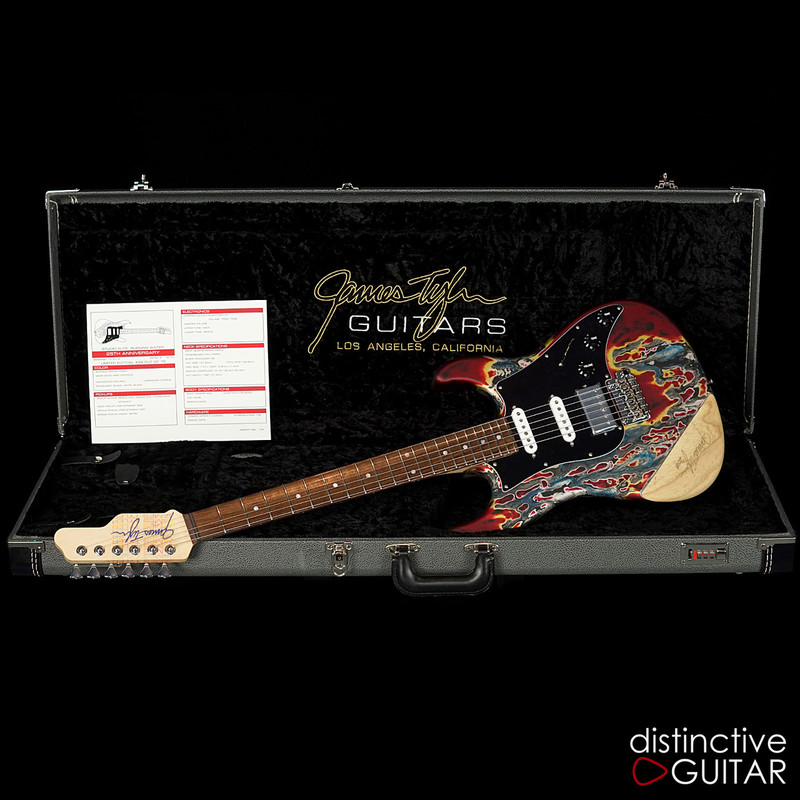 ギター James Tyler Studio Elite 25 Anniversary James Tyler Studio Elite 25th Anniversary Burning Water # 26