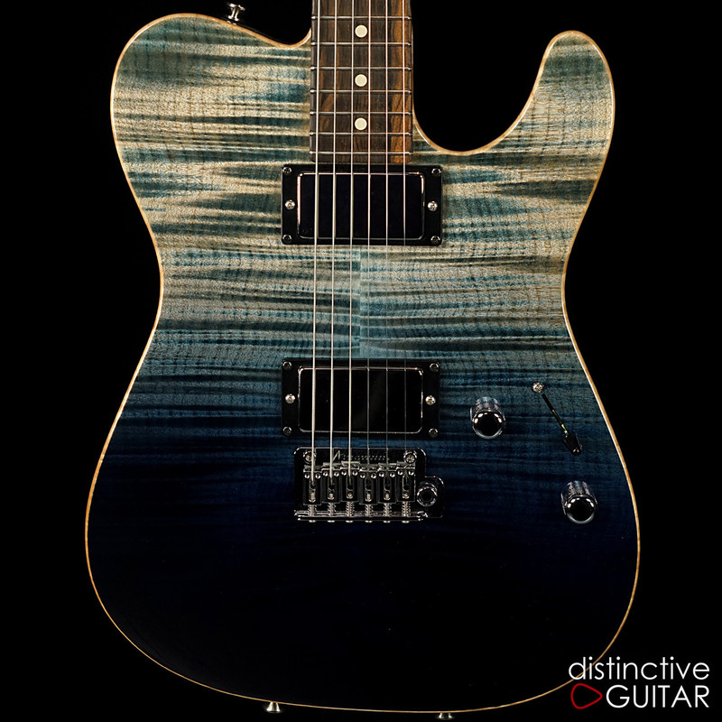 Tom Anderson Cobra Hollow Arctic Blue Surf Flame Top