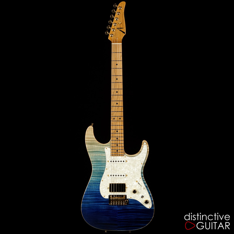 Tom Anderson Drop Top Blue Wipeout Flame Top