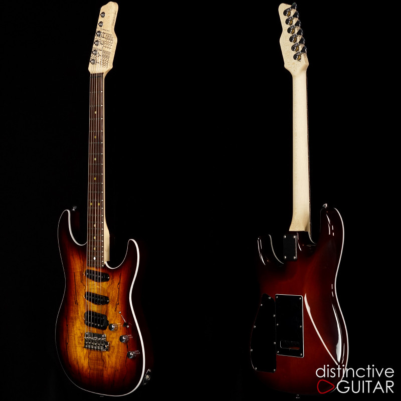 James Tyler Guitars Studio Elite HD-P Honeyburst Spalted Maple