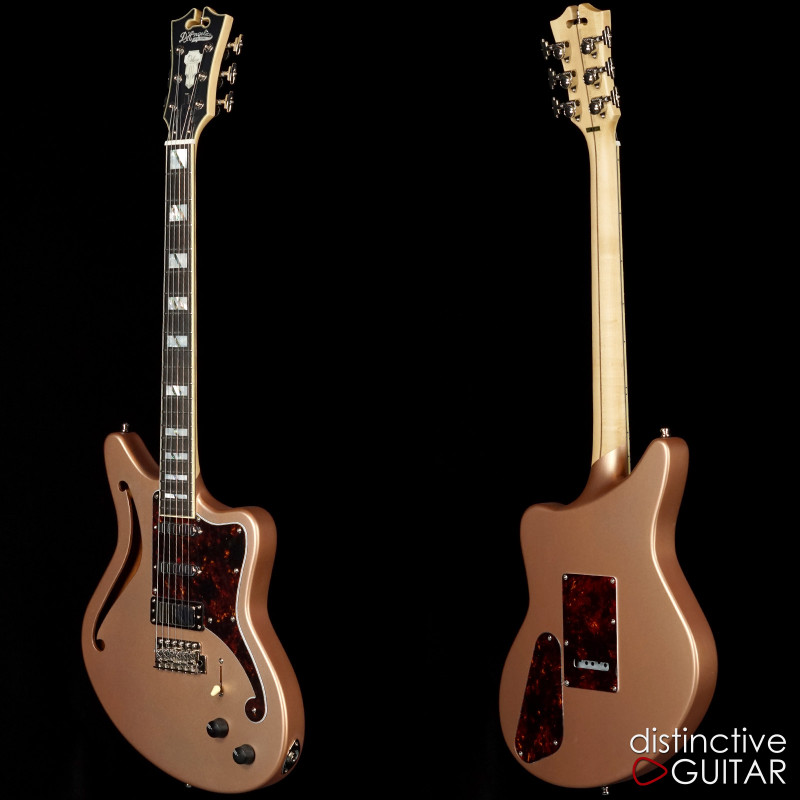D'Angelico Deluxe Bedford SH Limited Edition Matte Rose Gold