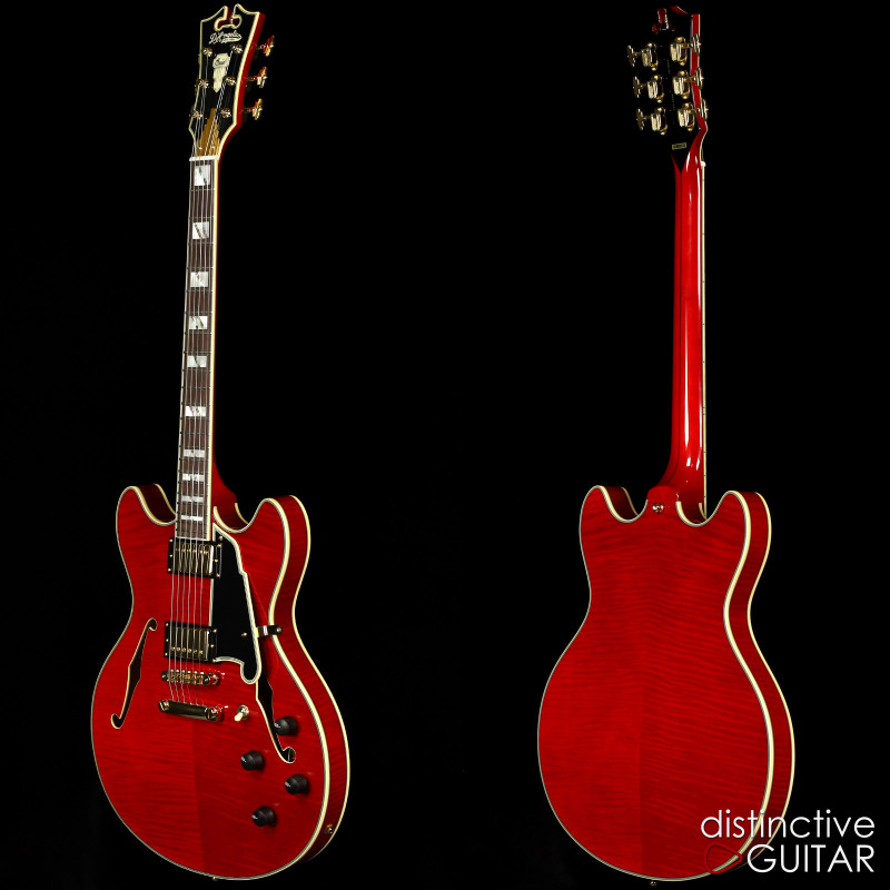 D'Angelico Excel DC -Trans Cherry