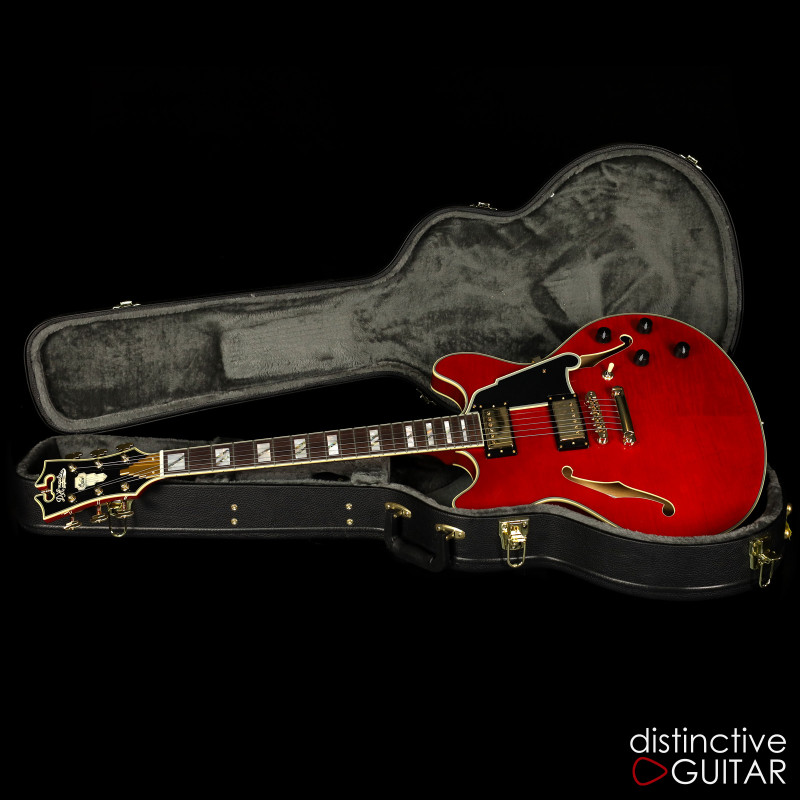 D'Angelico Excel DC -Trans Cherry