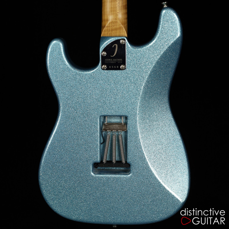 ギター Iconic Guitars SOLANA VM Heavy Aged Iconic Solana VM Aged Olympic White Electric Guitar - with