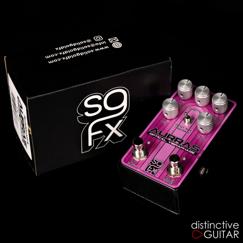 ギター SolidGold fx Aurras Optical Vibraphase SolidGoldFX Aurras Optical Vibraphase Pedal