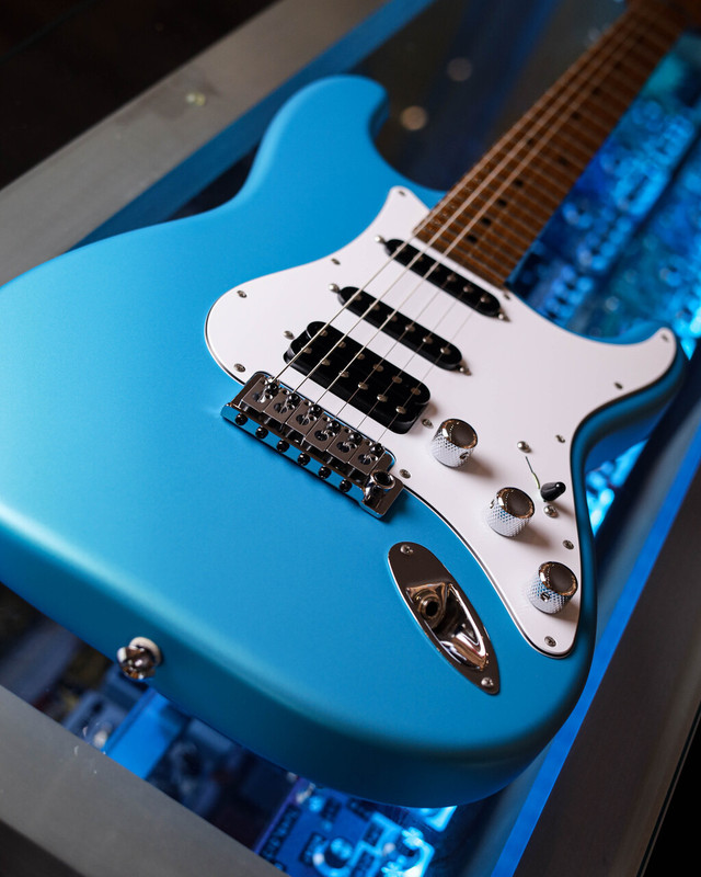 Suhr Classic S Custom - Satin Blue Chill