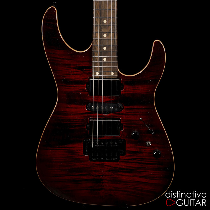 Tom Anderson Angel - Sheer Cajun Red to Dark Red Burst