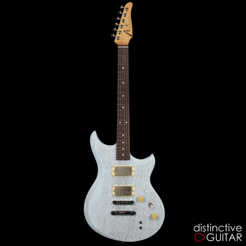 Tom Anderson Wolfhound - Satin Organic Grain Sonic Blue with Brown
