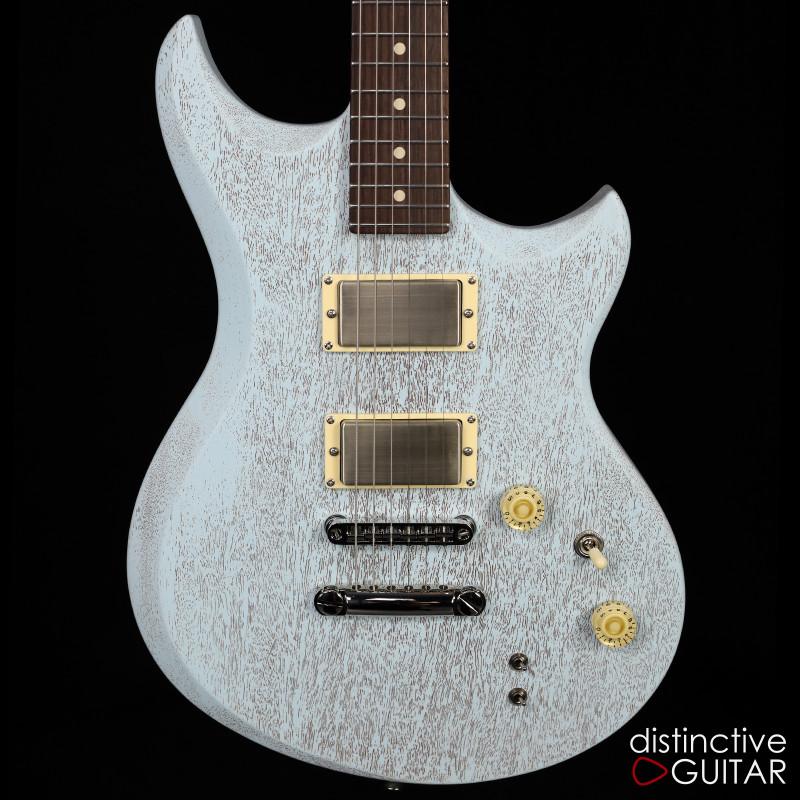 Tom Anderson Wolfhound - Satin Organic Grain Sonic Blue with Brown