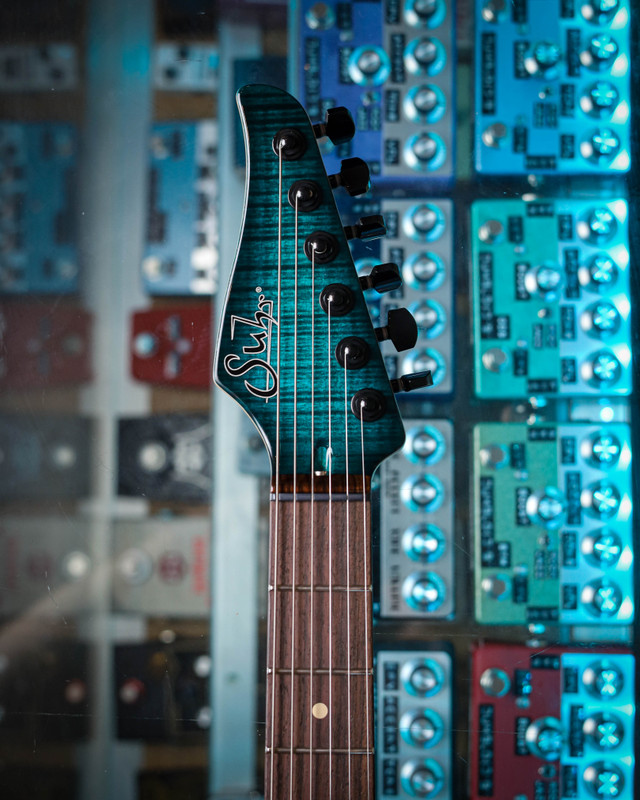 Suhr Modern T Custom - Trans Teal Burst